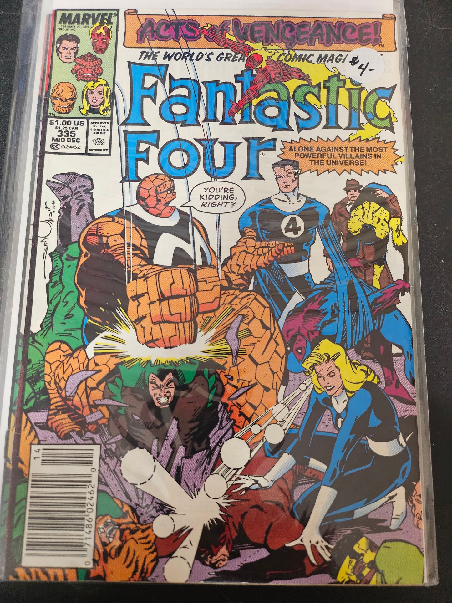 101.144 Fantastic Four – #335 – v1 (1961–1995)
