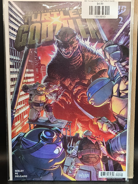 #2C Teenage Mutant Ninja Turtles X Godzilla (2025 IDW)
