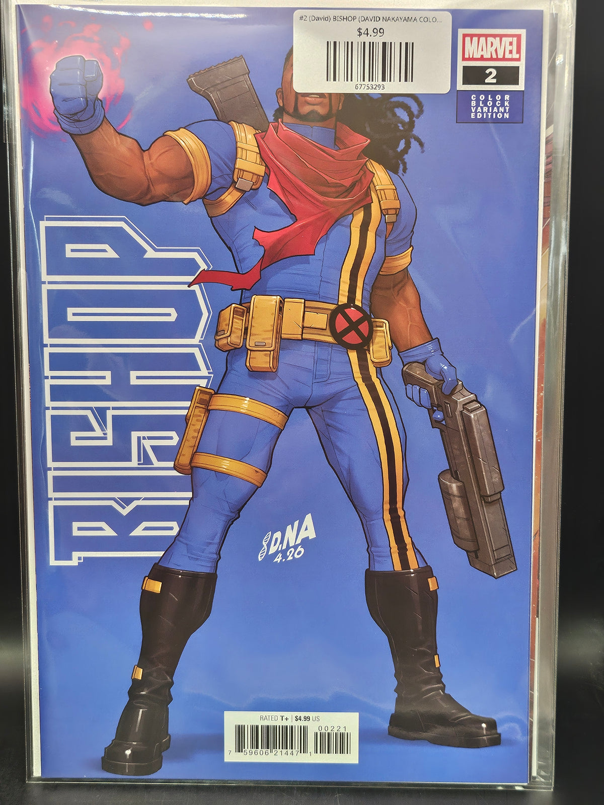 #2 (David) BISHOP (DAVID NAKAYAMA COLOR BLOCK BLUE VARIANT)