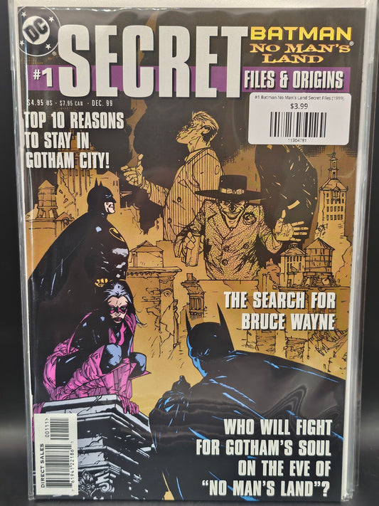 #1 Batman No Man's Land Secret Files (1999)