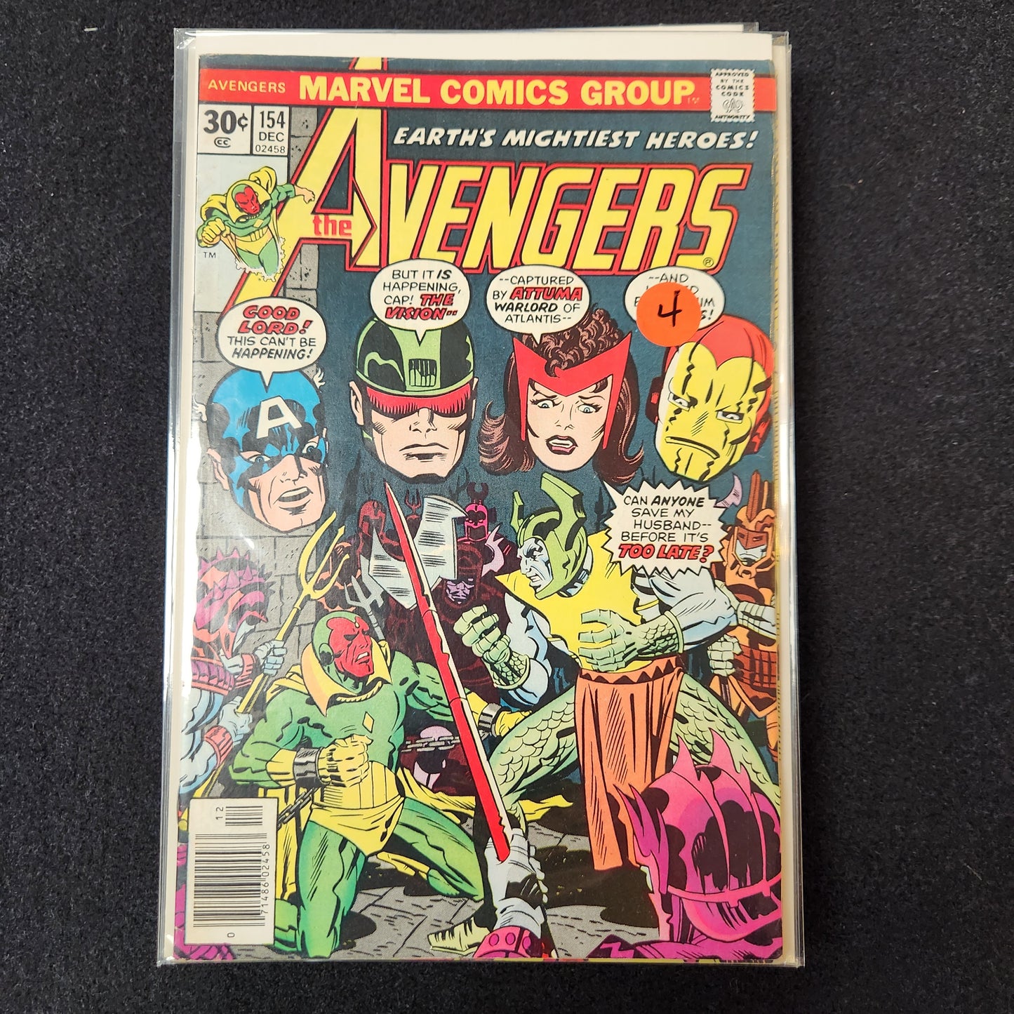 Avengers – Marvel Comics – (1963–1999) – Volume 1 – #154