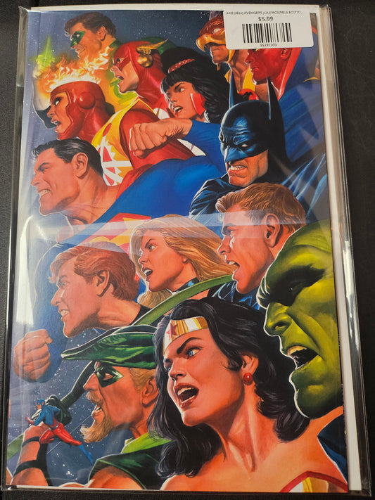 #4B (Alex) AVENGERS JLA (FACSIMILE EDITION ALEX ROSS DC MARVEL CONNECTING VAR)