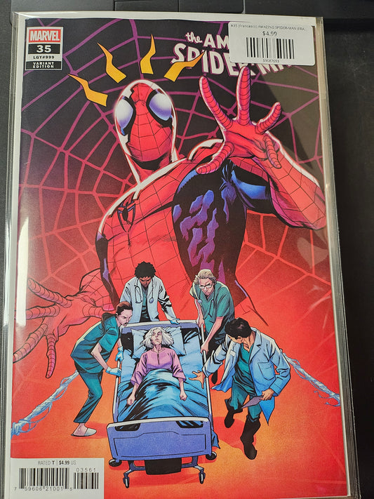 #35 (Francesco) AMAZING SPIDER-MAN (FRANCESCO MANNA CLASSIFIED FORESHADOW VARIANT)