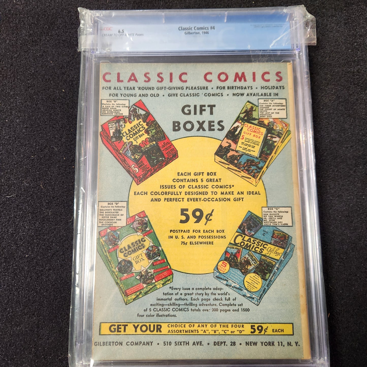 Classic Comics Slab #4 (1946)