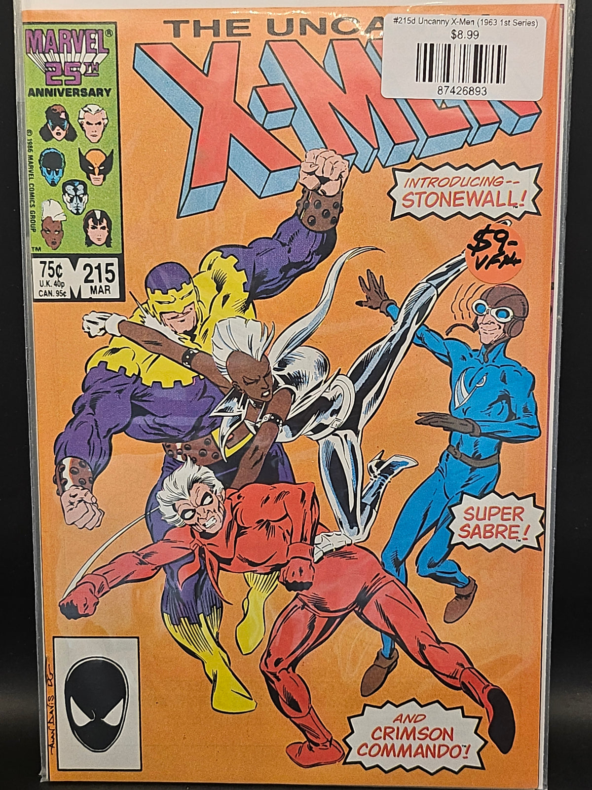 #215d Uncanny X-Men (1963 1st Series)