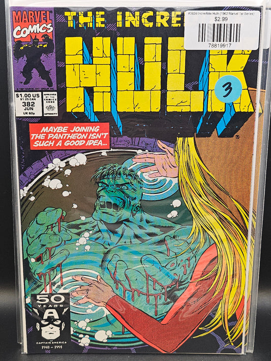 #382d Incredible Hulk (1962 Marvel 1st Series)