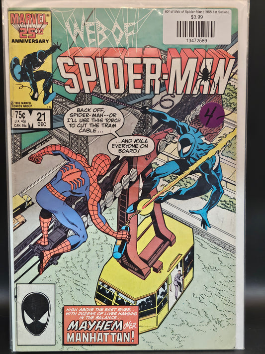 #21d Web of Spider-Man (1985 1st Series)