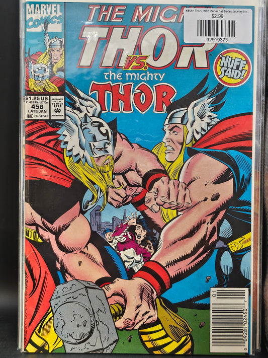 #458n Thor (1962 Marvel 1st Series Journey Into Mystery)