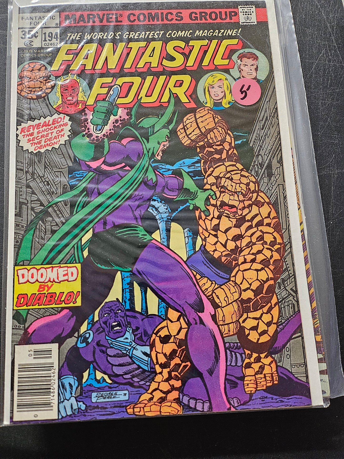 100.114 Fantastic Four – #194 – v1 (1961–1995)