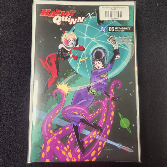 #5A Harley Quinn x Elvira (2025 Dynamite)