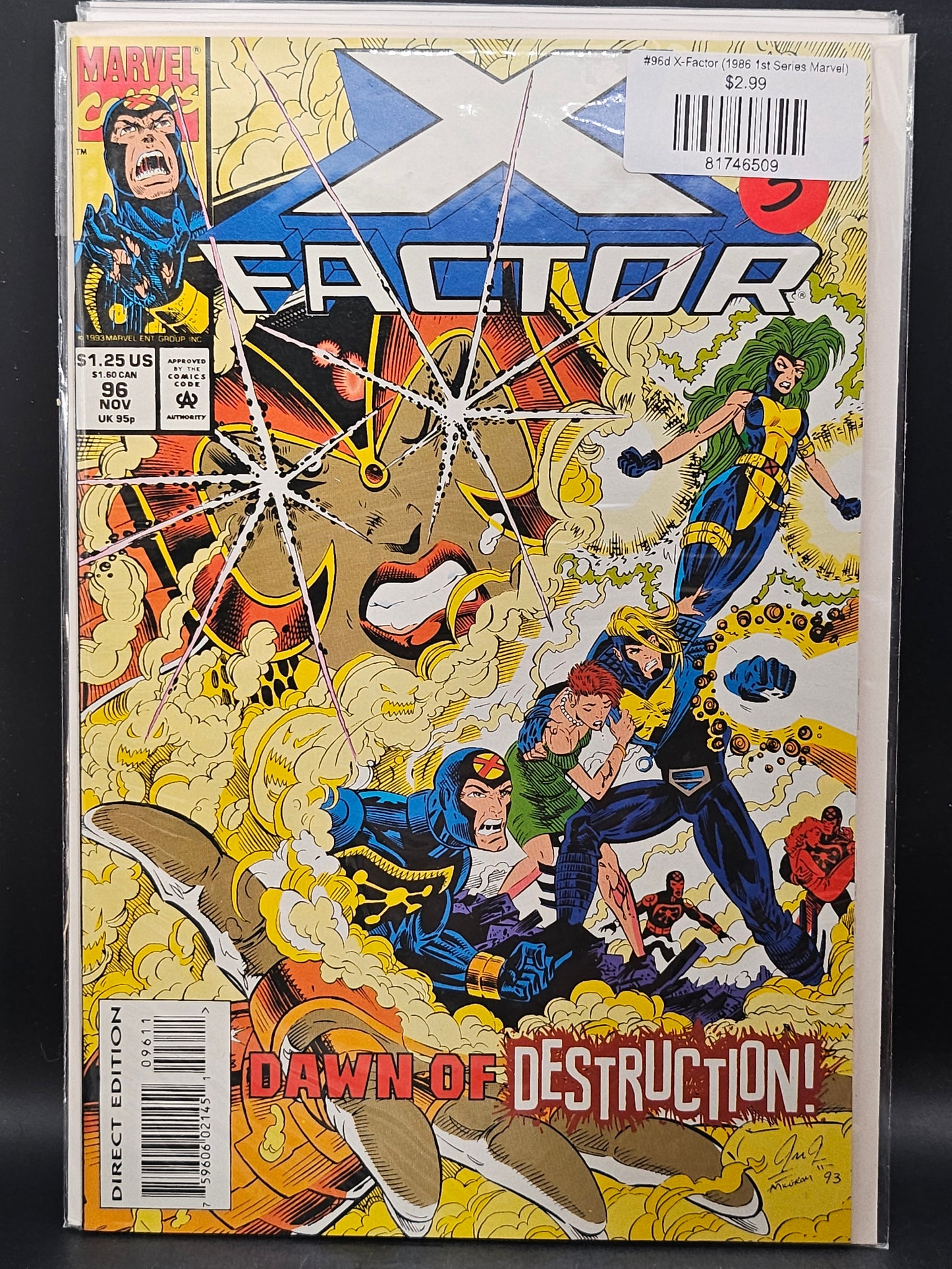 #96d X-Factor (1986 1st Series Marvel)