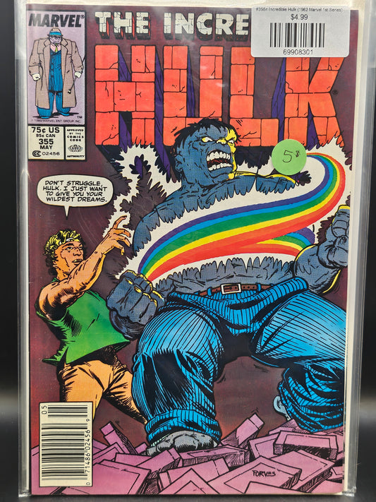 #355n Incredible Hulk (1962 Marvel 1st Series)