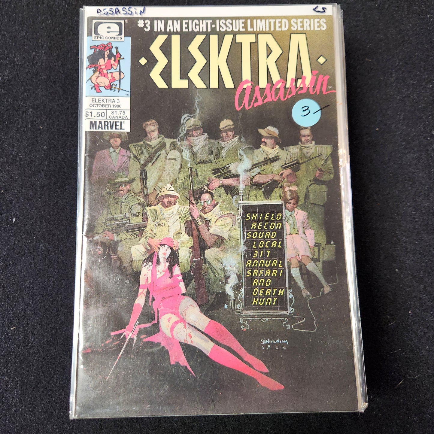 101.101 – #3 of 8 – assassin – Elecktra Limited Series