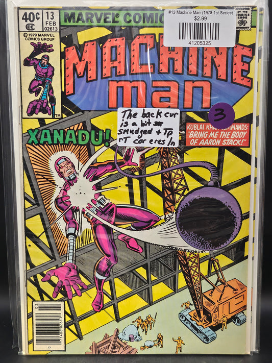 #13 Machine Man (1978 1st Series)