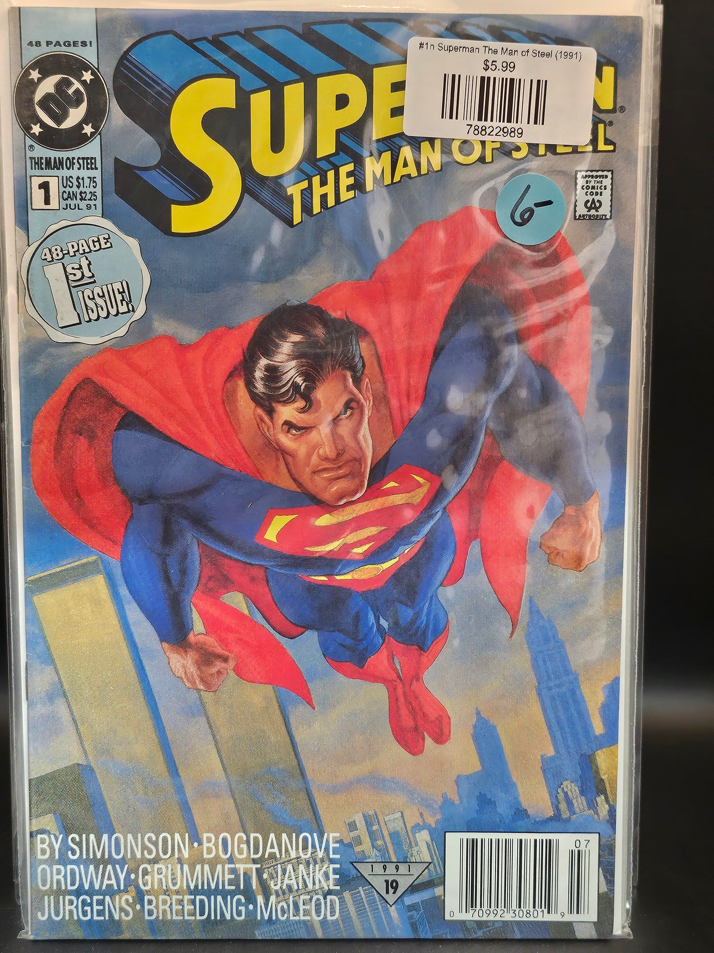 #1n Superman The Man of Steel (1991)