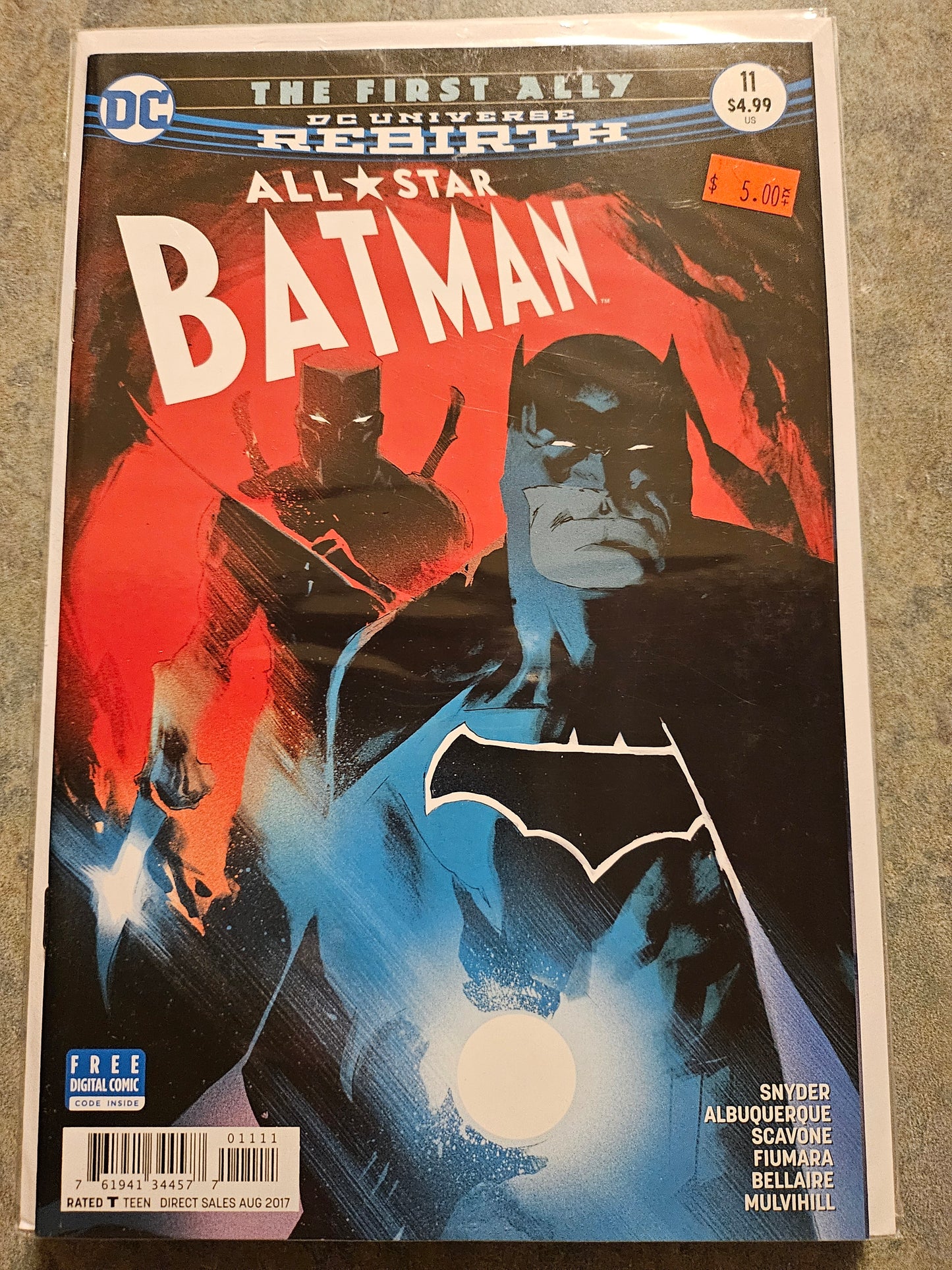 All Star Batman – DC Comics – (2016–2017) – Volume 1 – Limited Series – #11 - Cover A