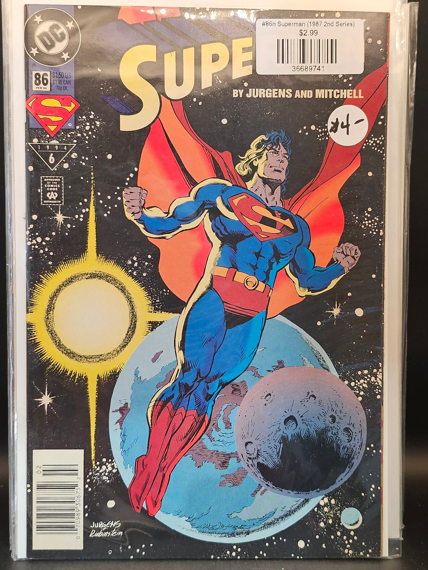 #86n Superman (1987 2nd Series)