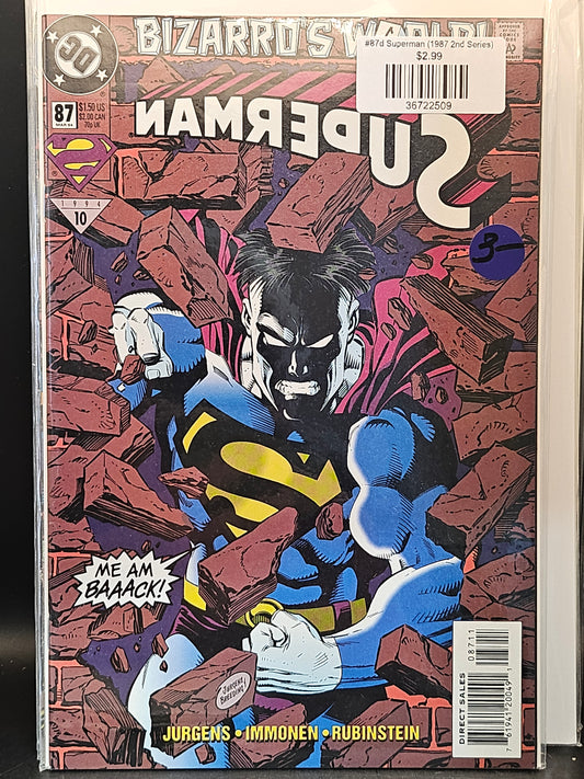 #87d Superman (1987 2nd Series)