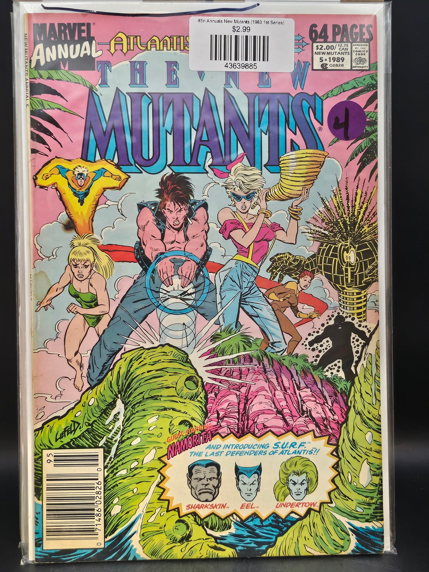 #5n Annuals New Mutants (1983 1st Series)