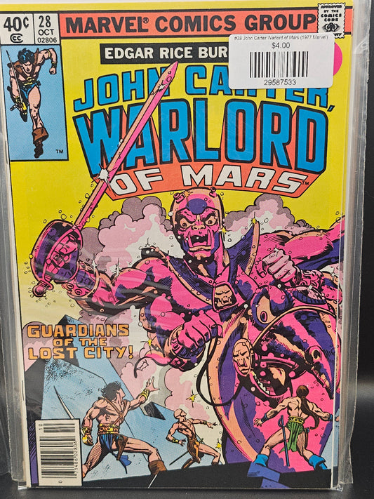 #28 John Carter Warlord of Mars (1977 Marvel)