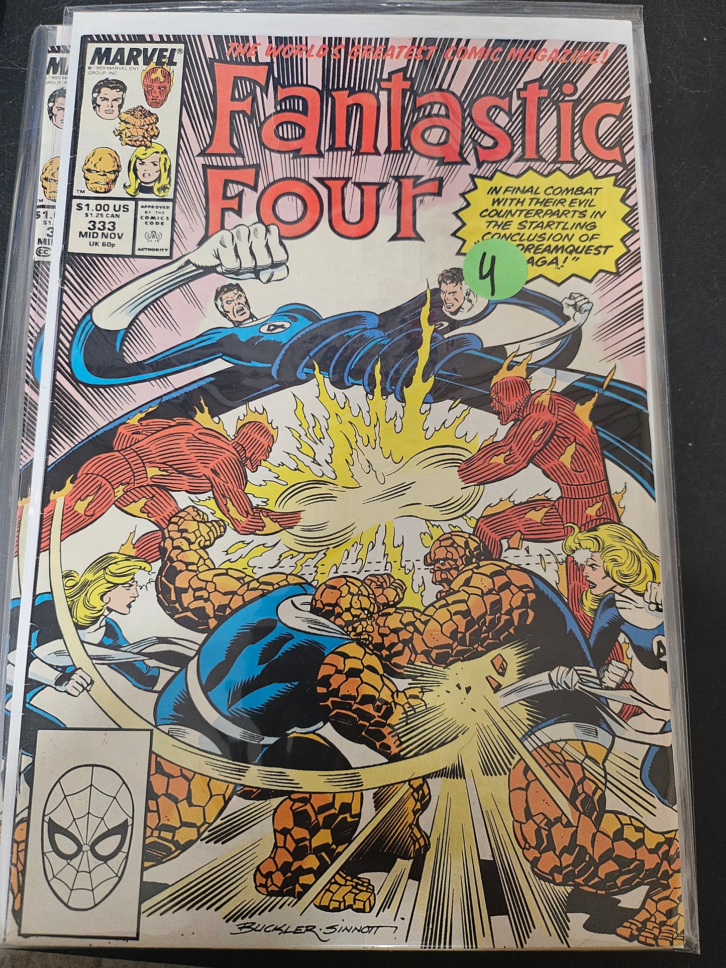 101.142 Fantastic Four – #333 – v1 (1961–1995)