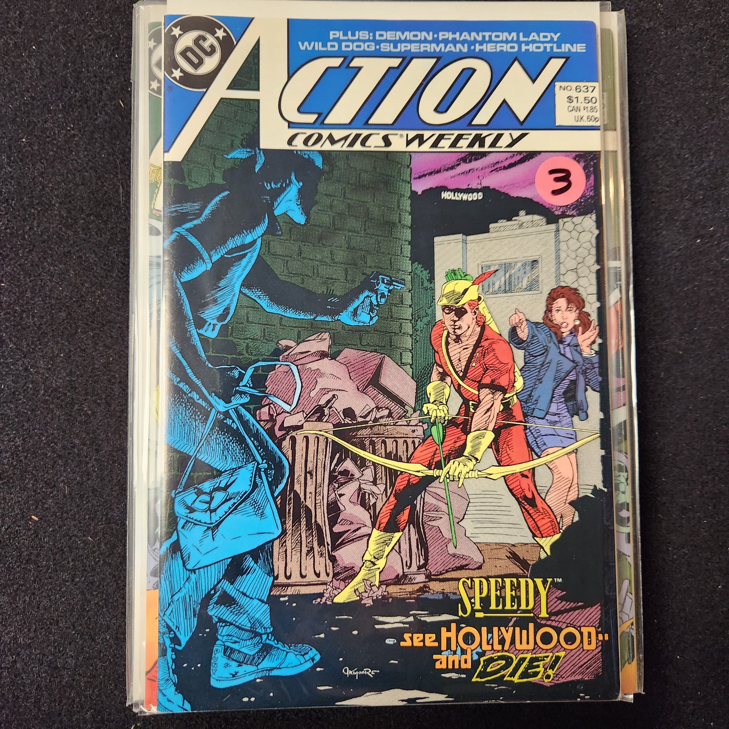Action Comics #637 - Featuring Speedy (DC 1989)