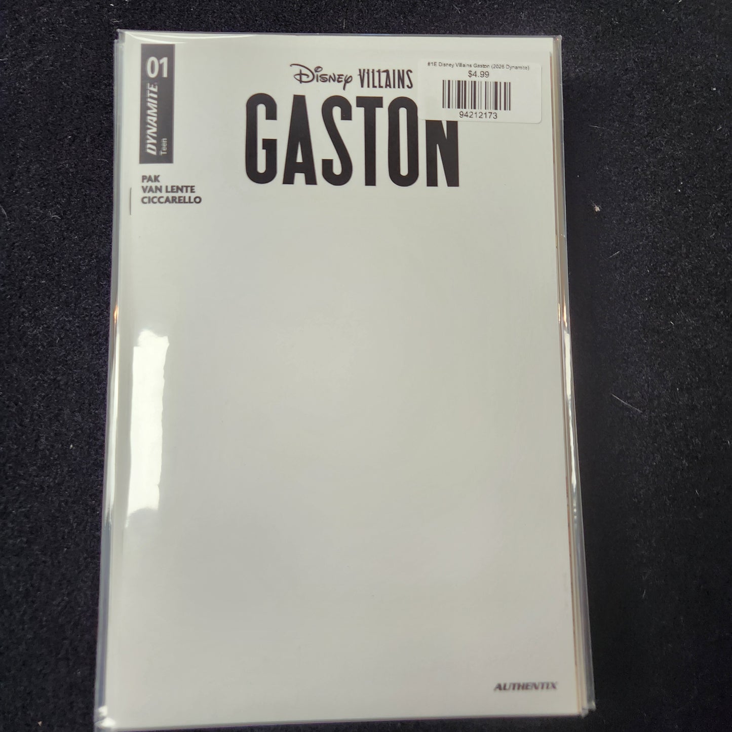 #1E Disney Villains Gaston (2026 Dynamite)