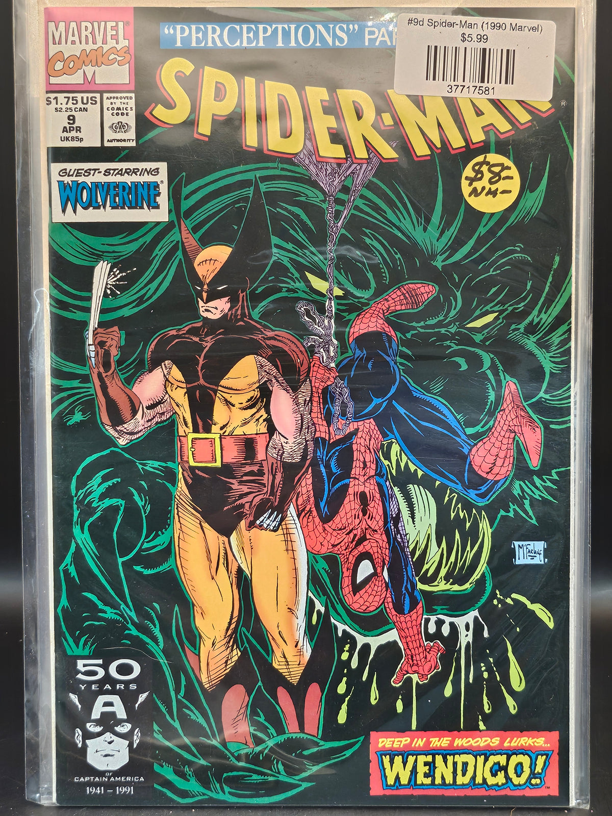 #9d Spider-Man (1990 Marvel)