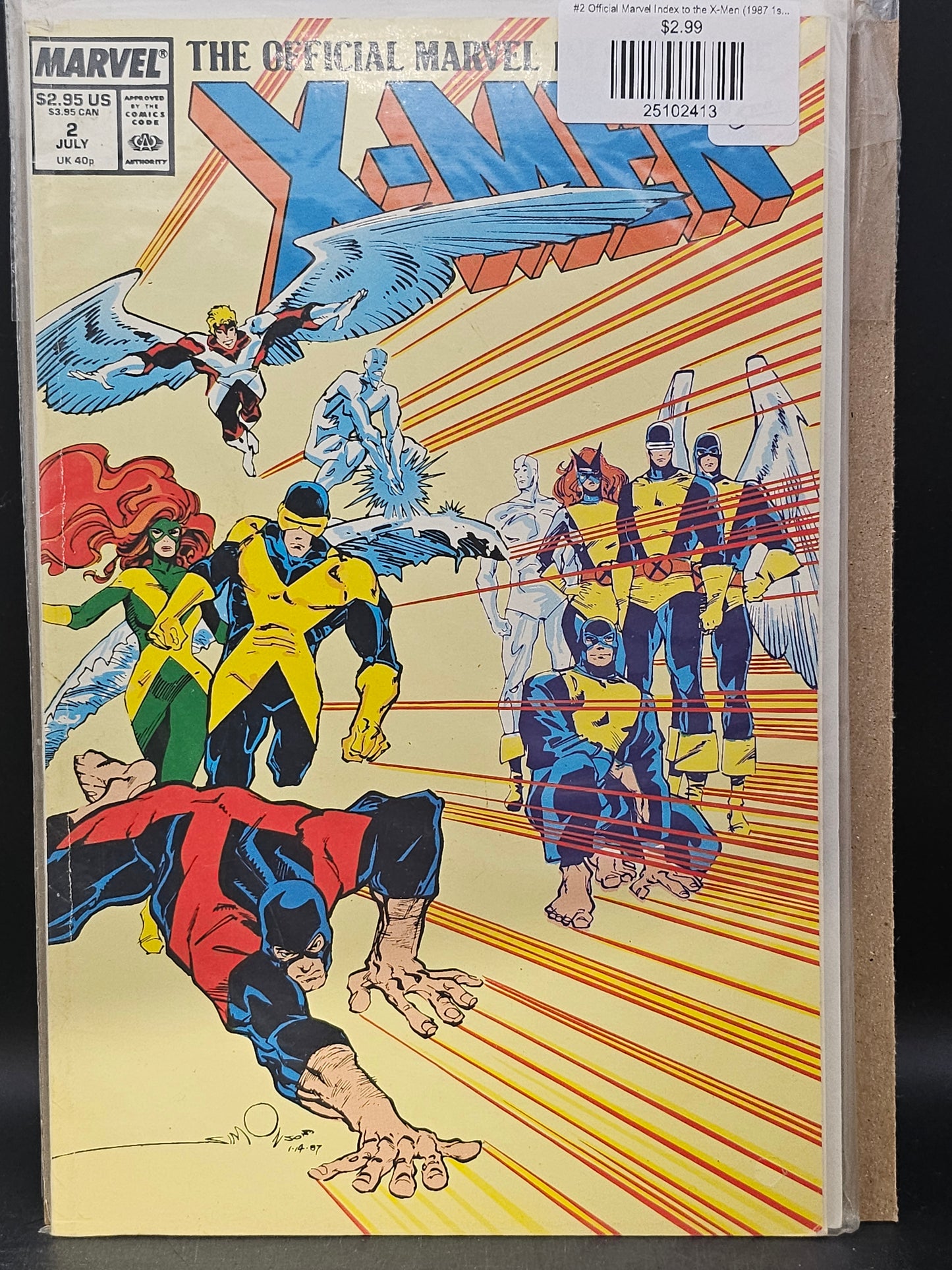 #2 Official Marvel Index to the X-Men (1987 1st Series)