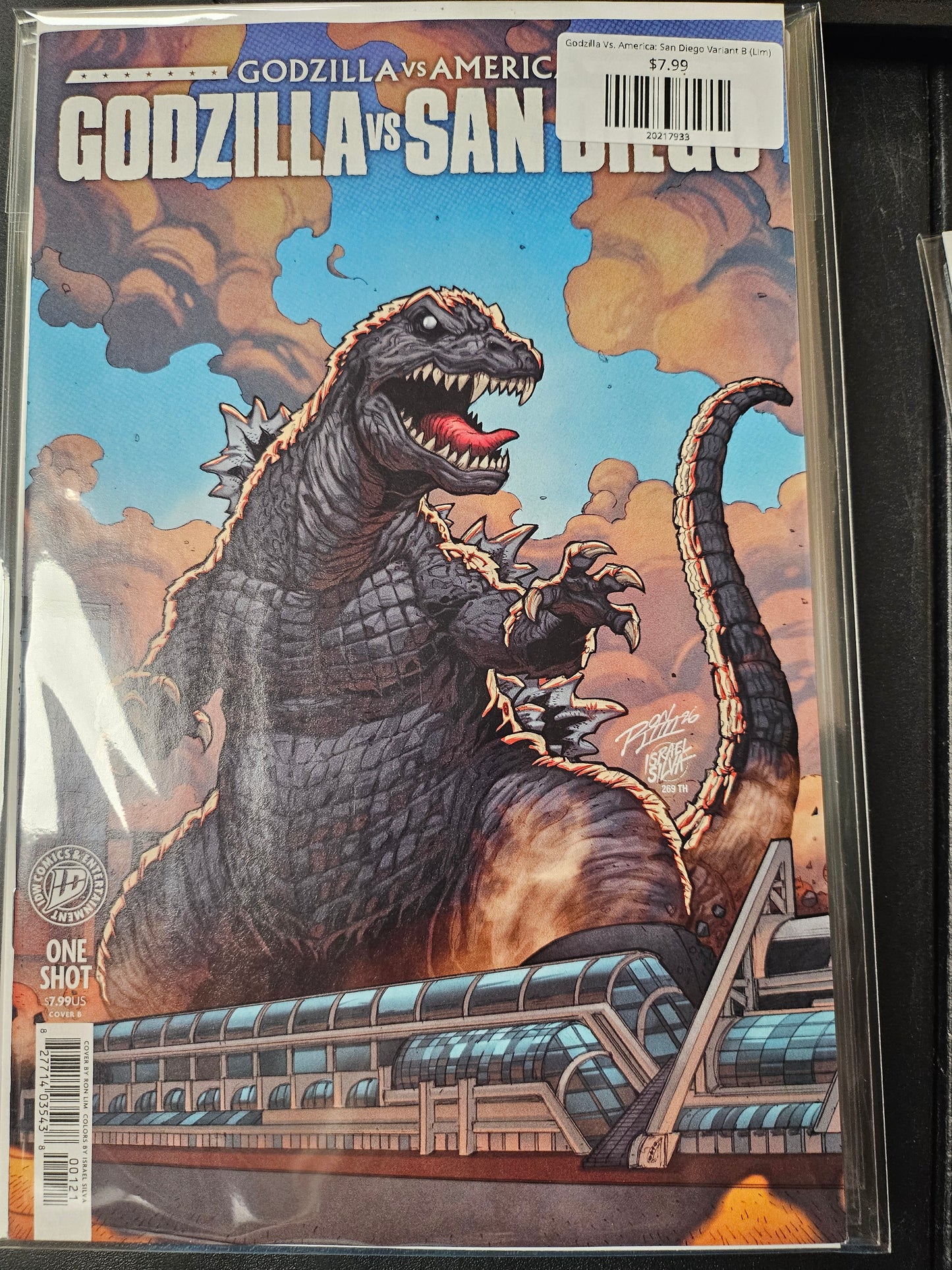 Godzilla Vs. America: San Diego Variant B (Lim)