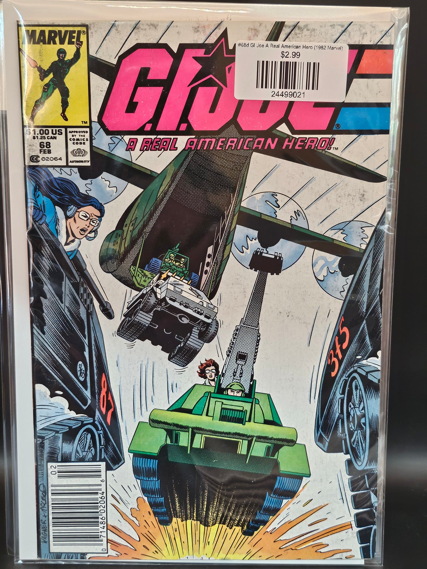 #68d GI Joe A Real American Hero (1982 Marvel)