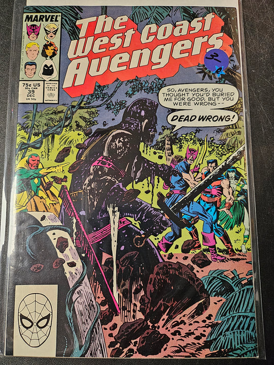 West Coast Avengers – Marvel Comics – (1985–1989) – Volume 2 – #39