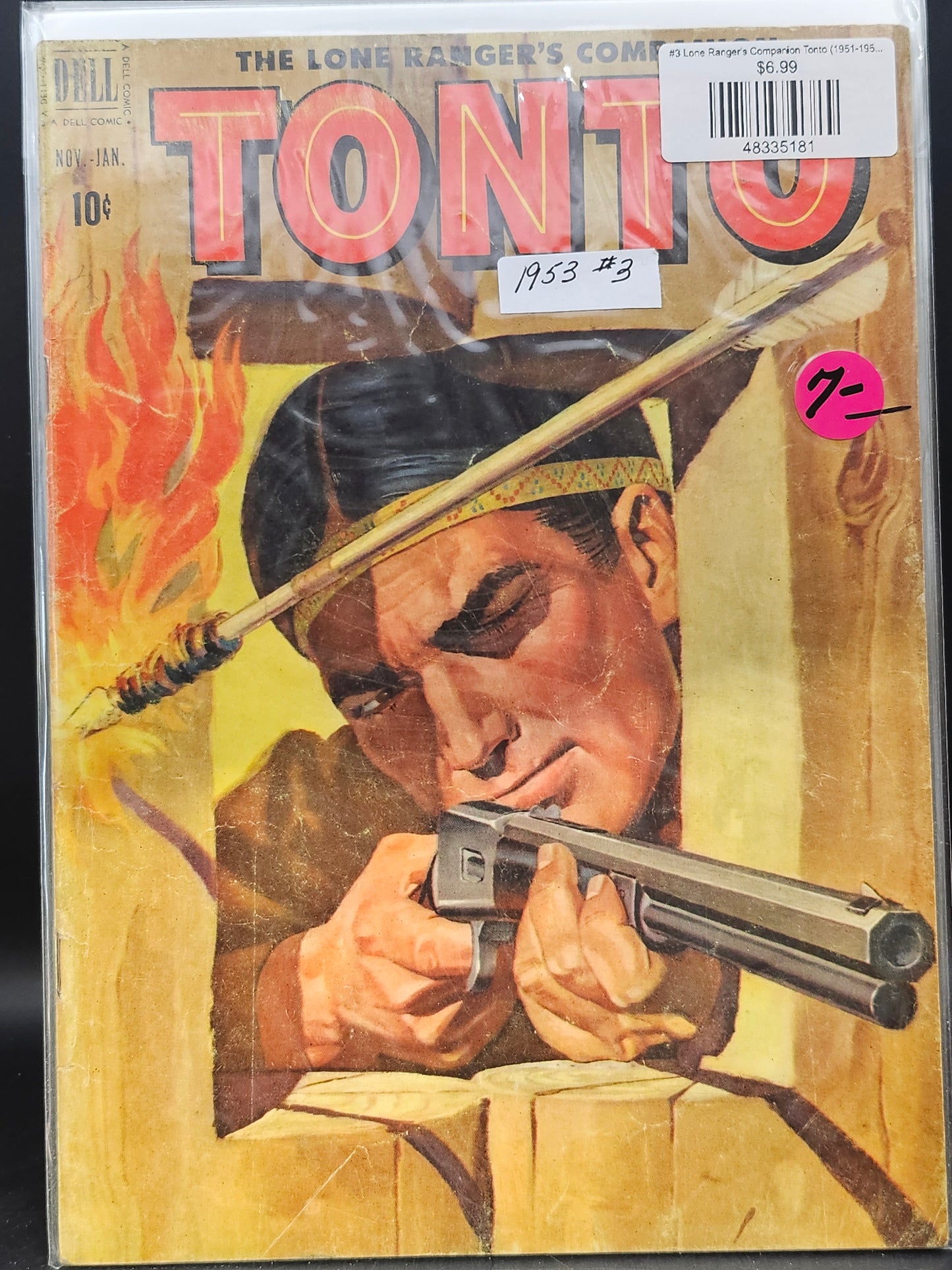 #3 Lone Ranger's Companion Tonto (1951-1959 Dell)