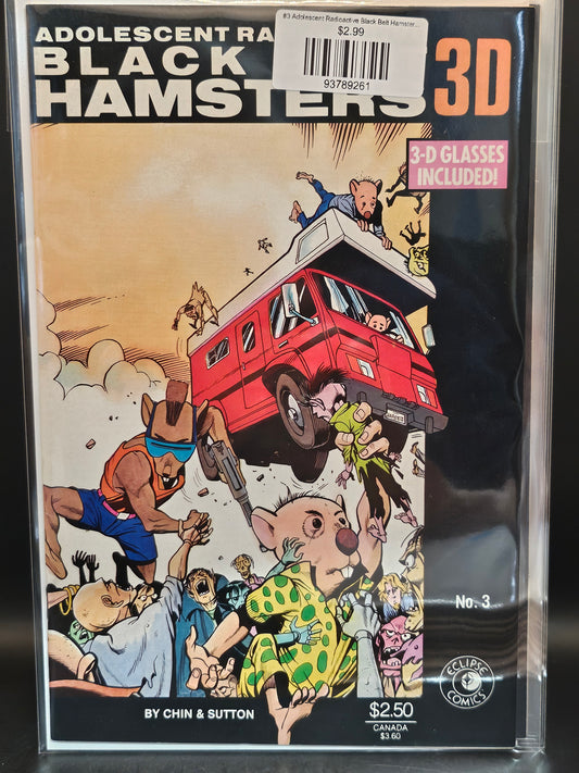 #3 Adolescent Radioactive Black Belt Hamsters 3-D (1986)