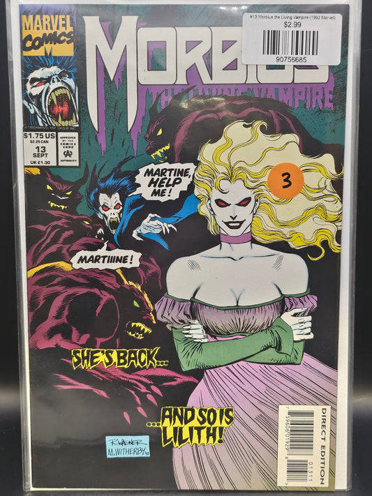 #13 Morbius the Living Vampire (1992 Marvel)