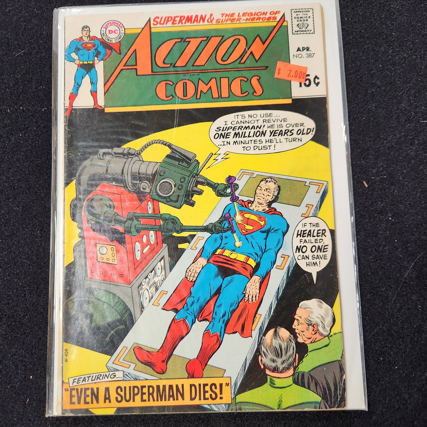 Action Comics #387 - Even a Superman Dies (DC 1970)