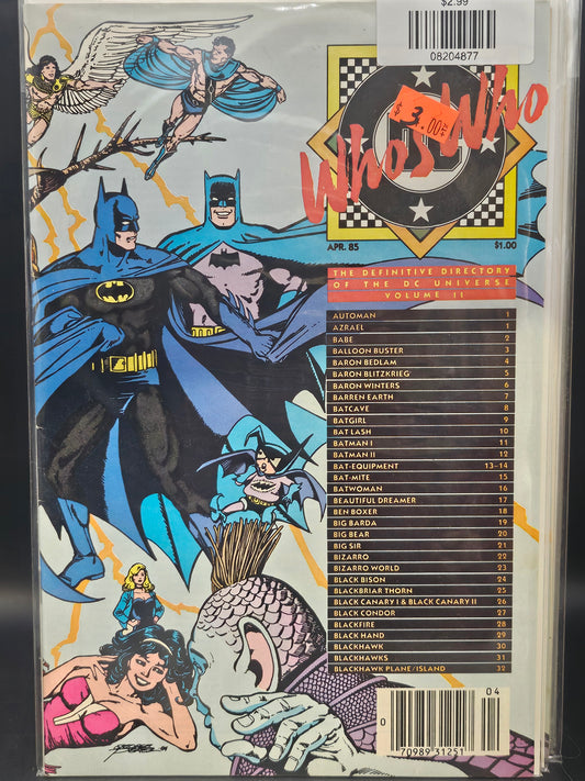 #2 Who's Who The Definitive Directory of the DC Universe (1985)