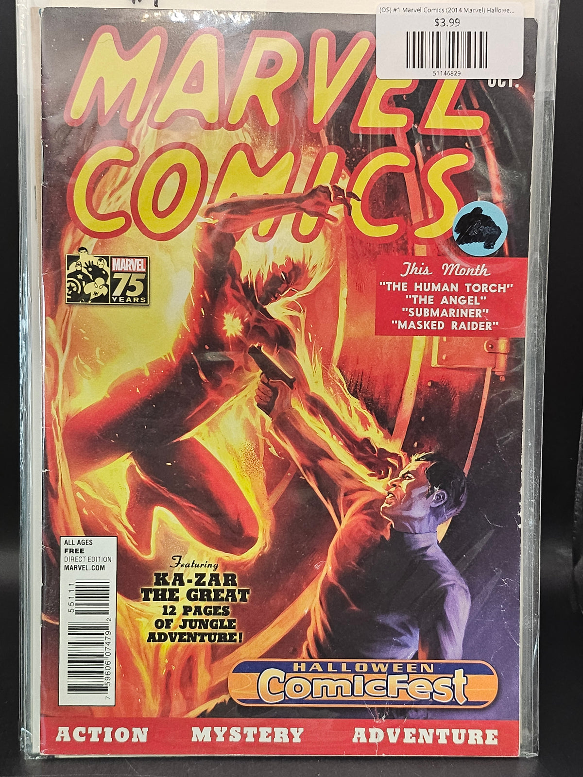 (OS) #1 Marvel Comics (2014 Marvel) Halloween Comicfest