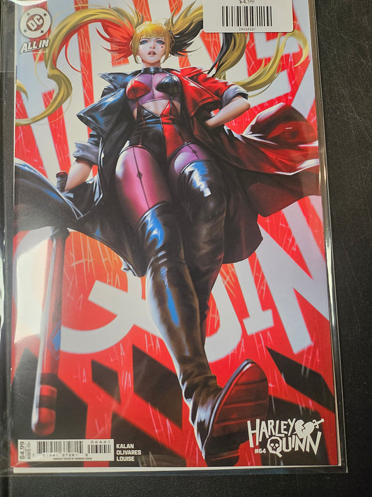 #64D (Derrick) HARLEY QUINN (DERRICK CHEW CARD STOCK VAR)