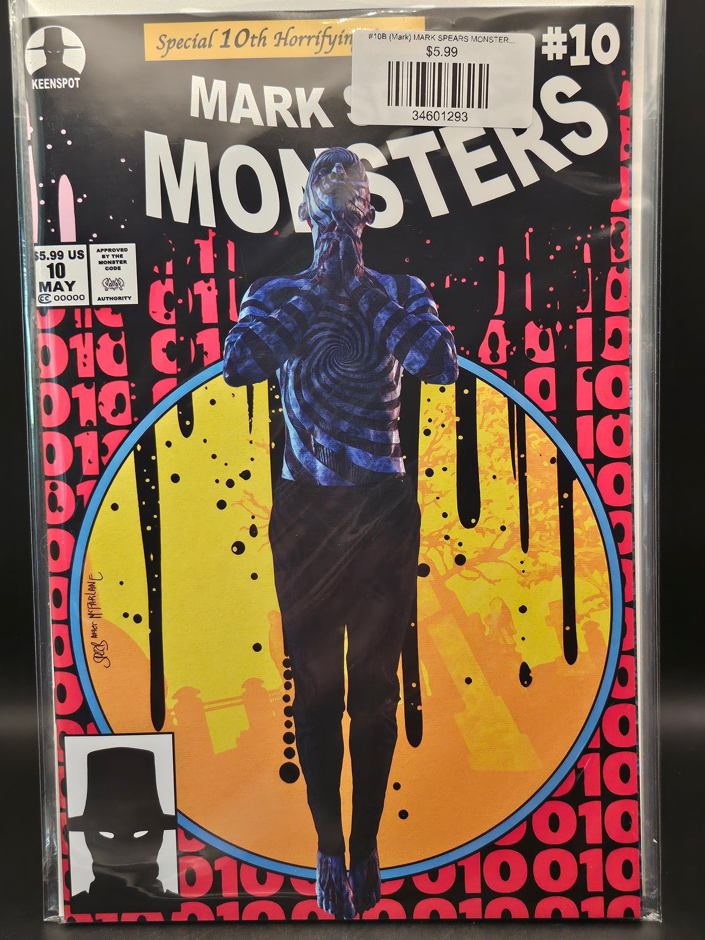 #10B (Mark) MARK SPEARS MONSTERS (MARK SPEARS ASM #300 UNHOLY HOMAGE VAR)