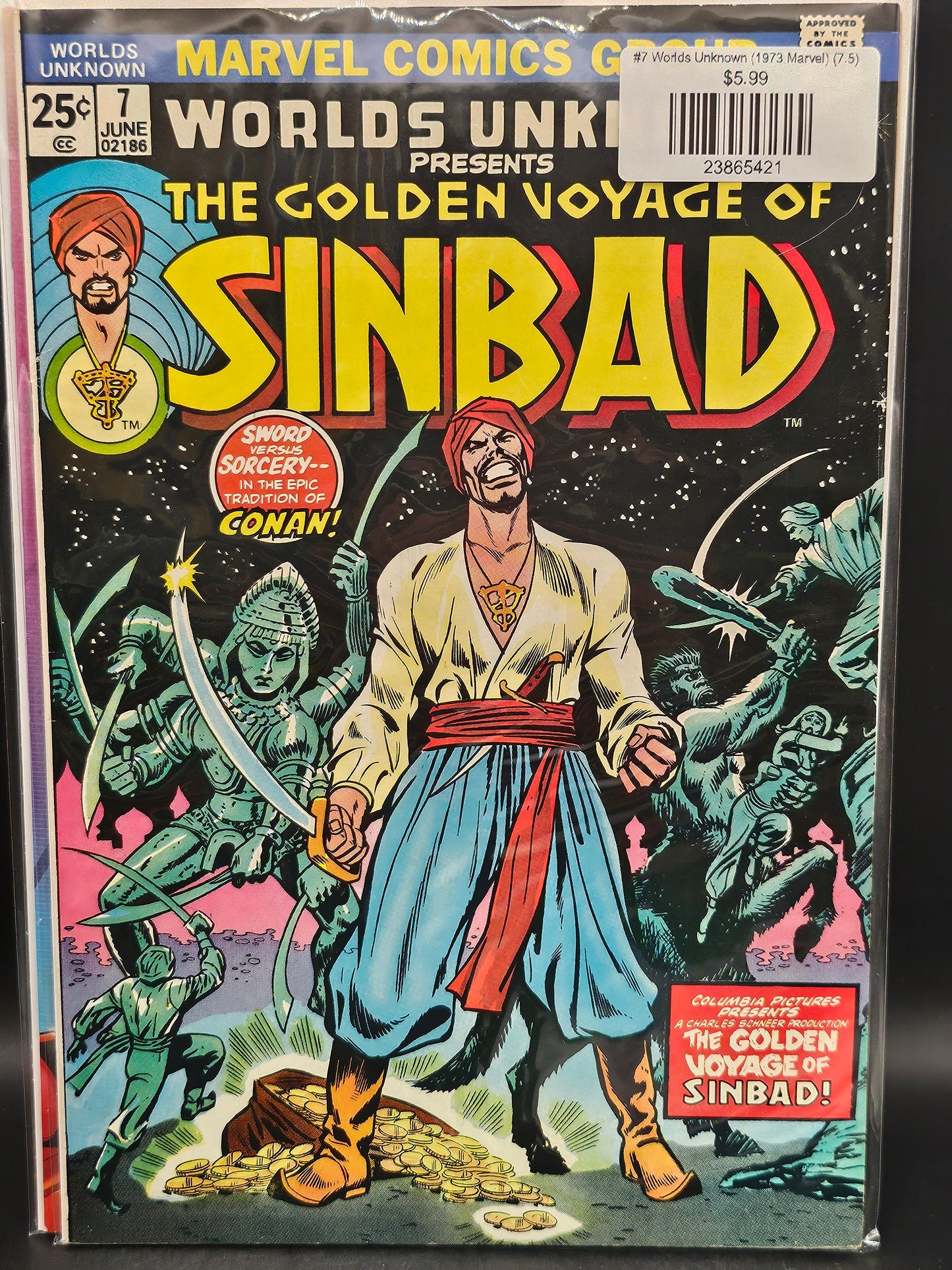 #7 Worlds Unknown (1973 Marvel) (7.5)