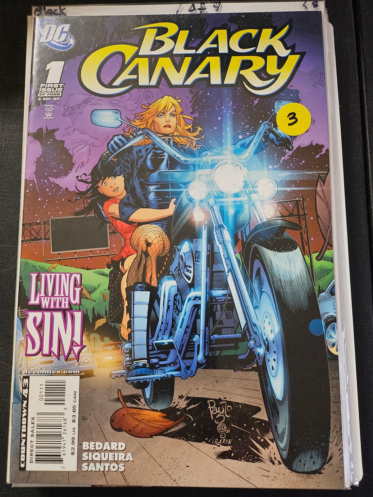 Black Canary – DC Comics – (2007) – Volume 3 – Limited Series - #1 of 4
