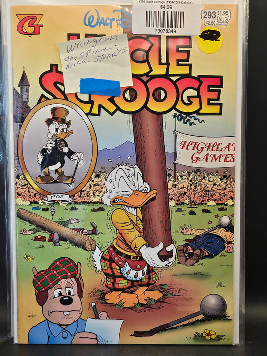 #293 Uncle Scrooge (1954-2008 Dell/Gold Key/Gladstone/Gemstone)
