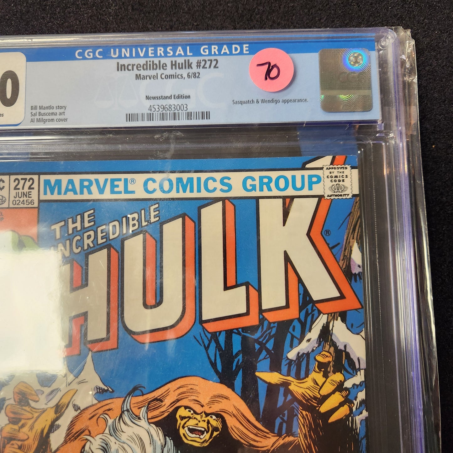 Incredible Hulk Slab #272 (1982)