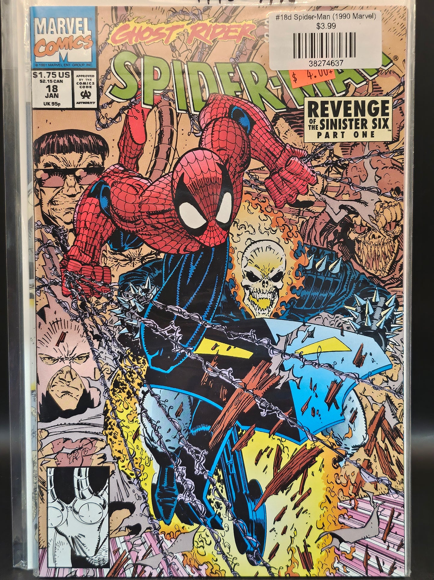 #18d Spider-Man (1990 Marvel)