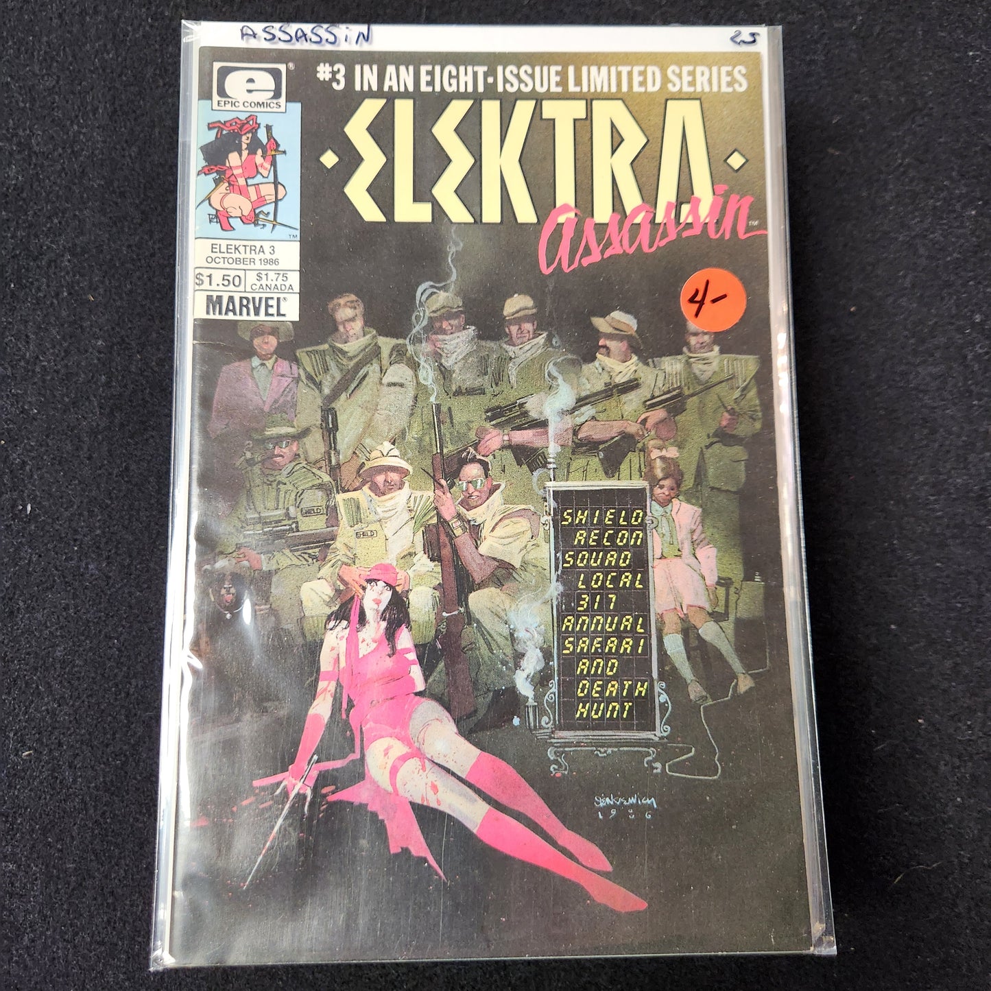 101.101 – #3 of 8 – assassin – Elecktra Limited Series