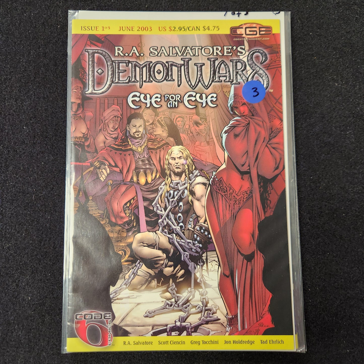 114.100 – #1 of 5 – limited series – Demon Wars Eye for an Eye