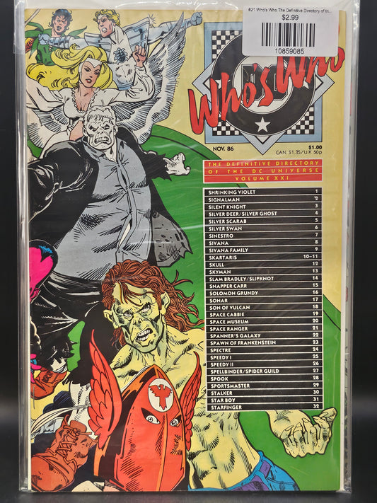 #21 Who's Who The Definitive Directory of the DC Universe (1985)