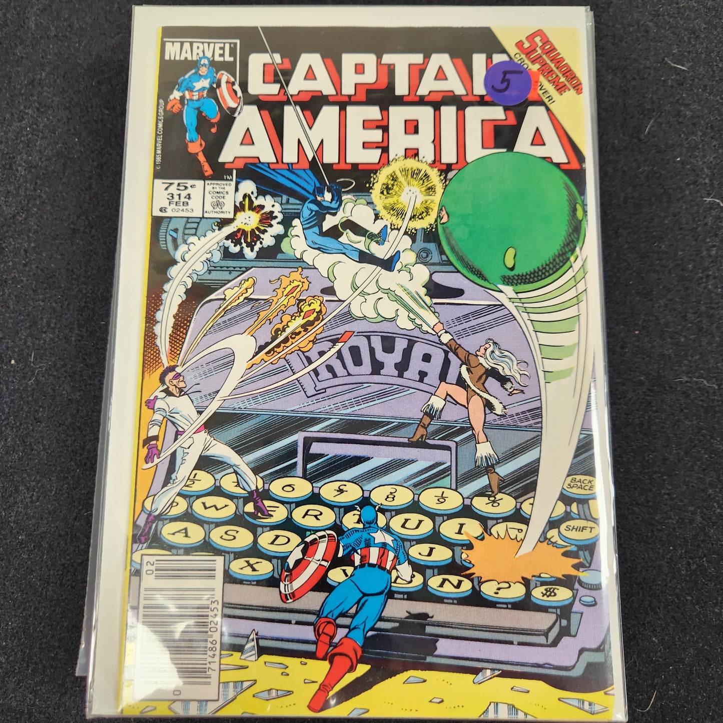 Captain America – Marvel – 1968–1996 – Volume 1 – Ongoing Series – #314