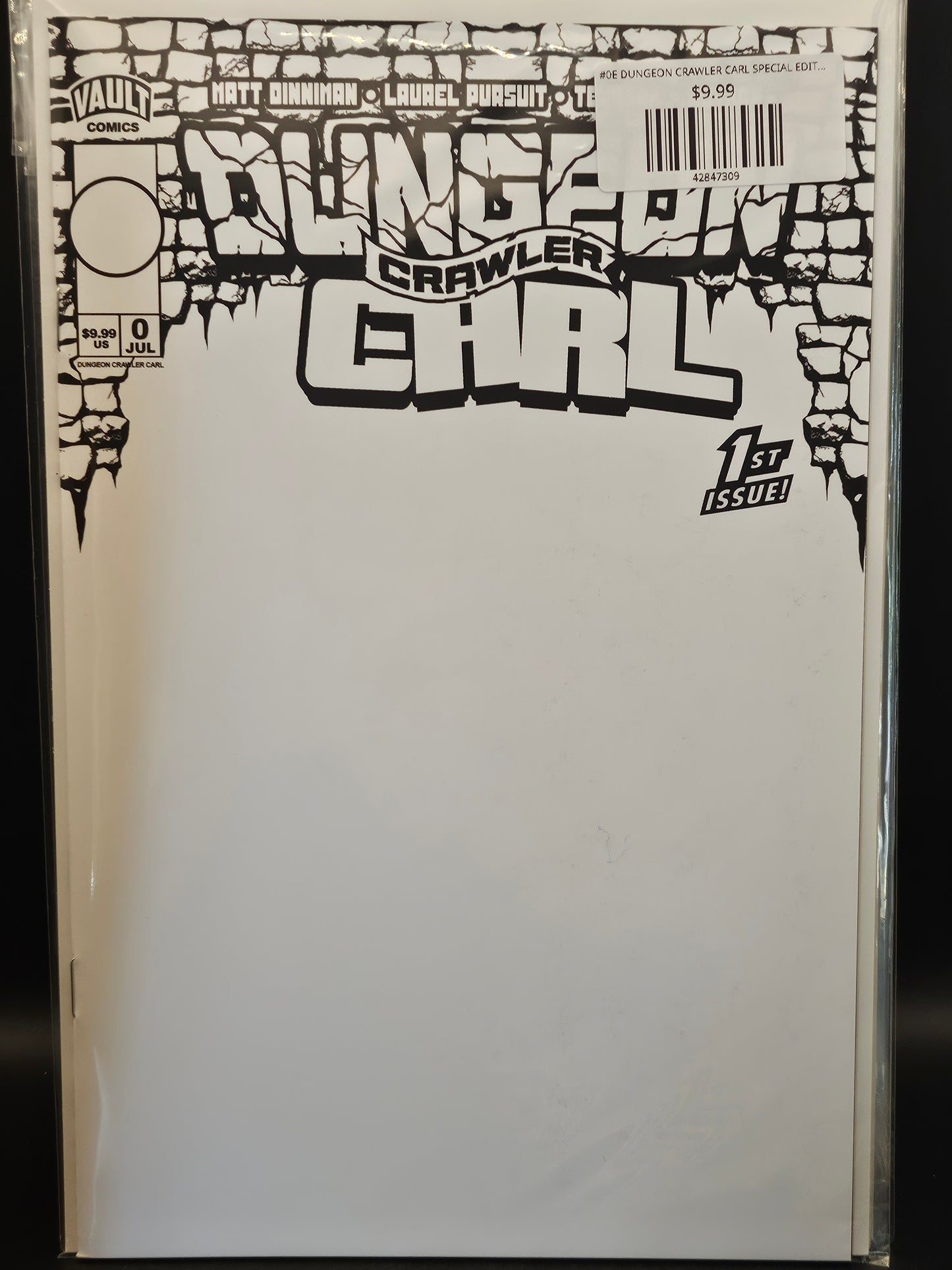 #0E DUNGEON CRAWLER CARL SPECIAL EDITION (BLANK SKETCH VAR)